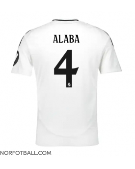 Billige Fotballdrakt Real Madrid David Alaba #4 Replika Hjemmedrakt 2024-25 Kortermet